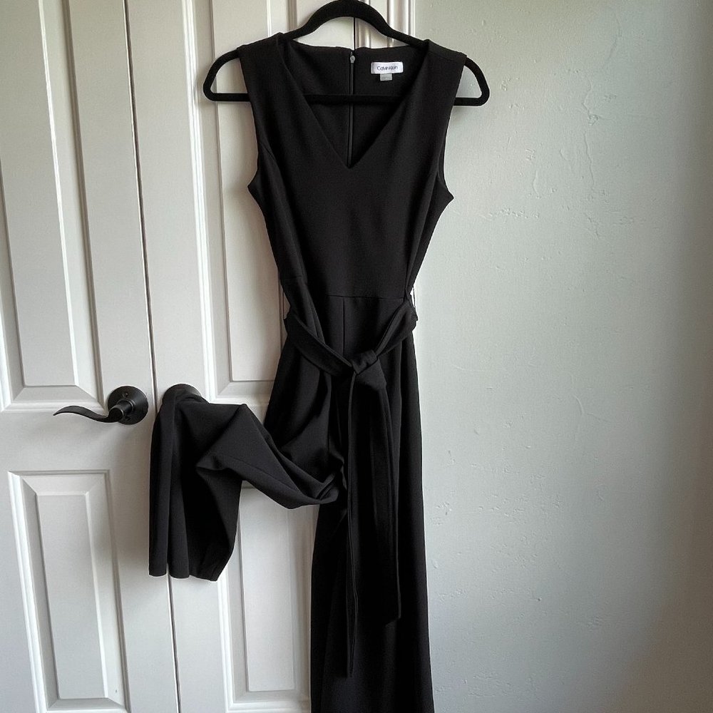 Sleeveless Black Jumpsuit Calvin Klein 4